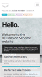 Mobile Screenshot of btpensions.net